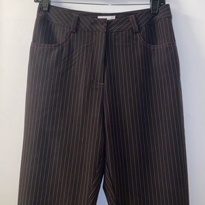 DG red pinstripe dress pants